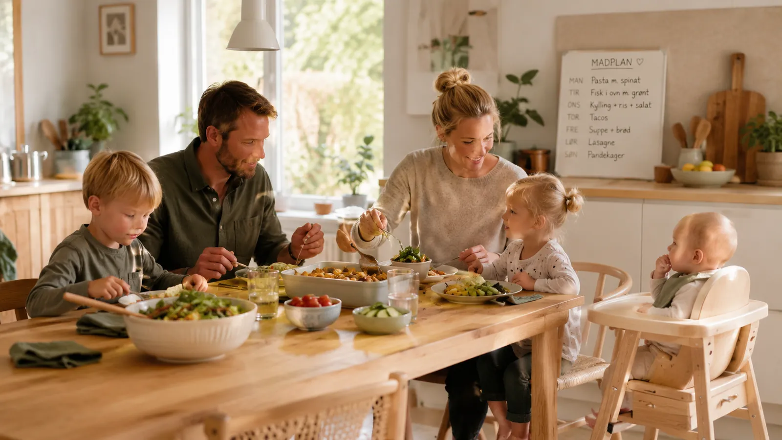 Madplan til børnefamilier
